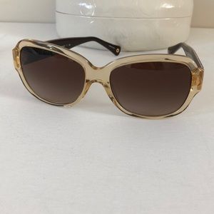 Coach Sunglasses HC 8036 L027 Pamela Frames 56-16-135 Transparent